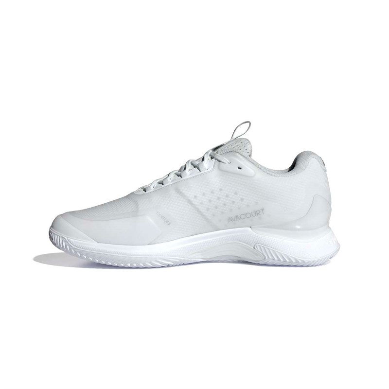 adidas Dame Avacourt 2 Clay Tennis Sko Cloud White/Silver Metallic/Hvid