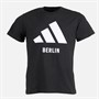 adidas Herren Berlin Stadt T Shirt Schwarz