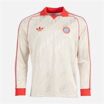 adidas Herren FCB FC Bayern München Langarm Retro Trikot Linen