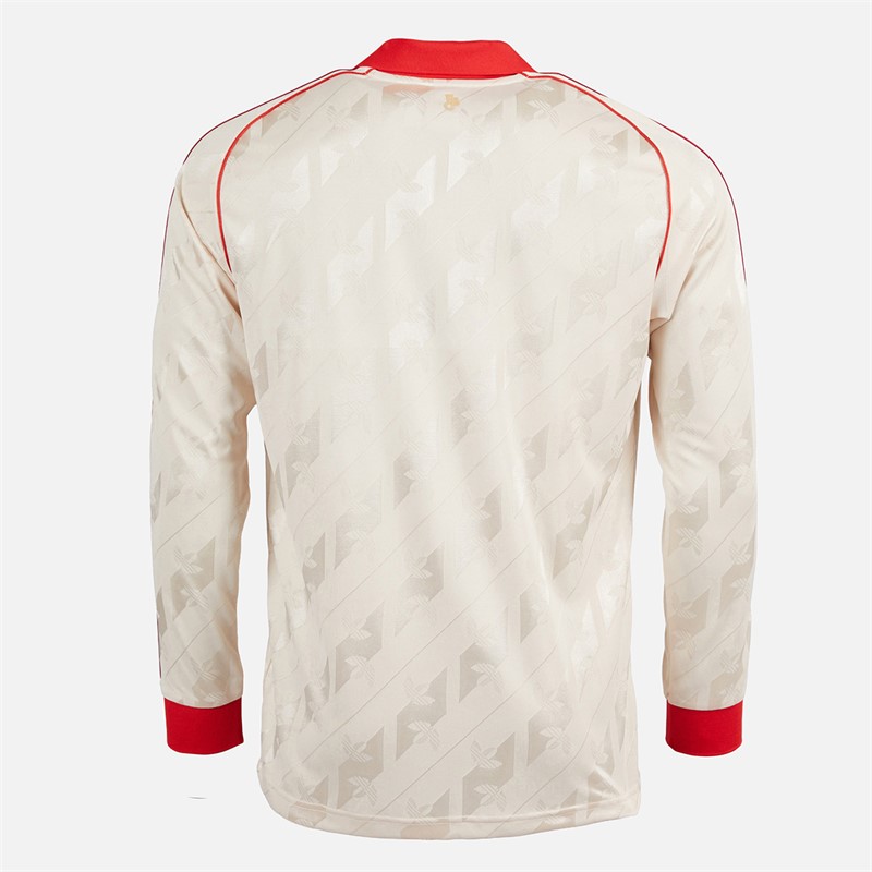 adidas Herre FCB FC Bayern München Langærmet Retro Trøje Linen