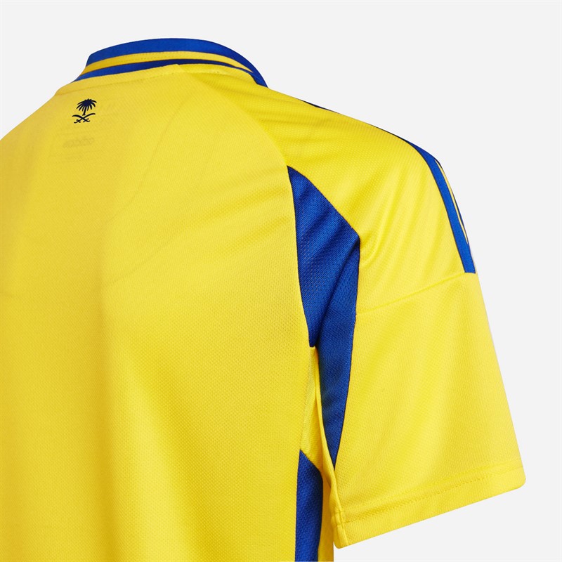 adidas Al-Nassr 24/25 Koszulka home dla chłopca kolor Impact Yellow/Royal Blue