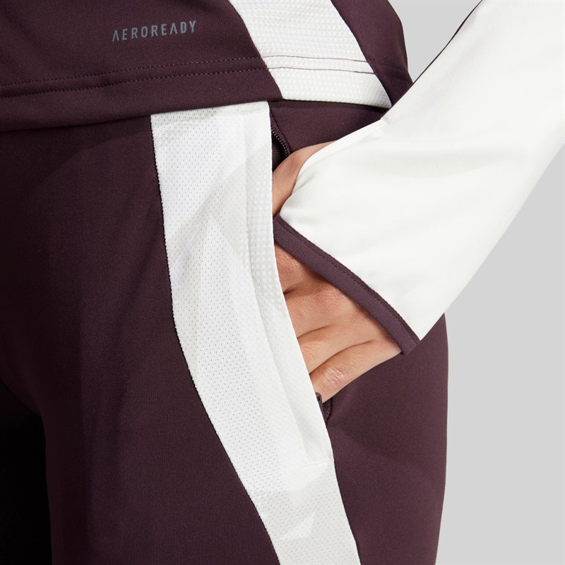 adidas Dame FCB FC Bayern München Træningsbukser Shadow Maroon/Rød