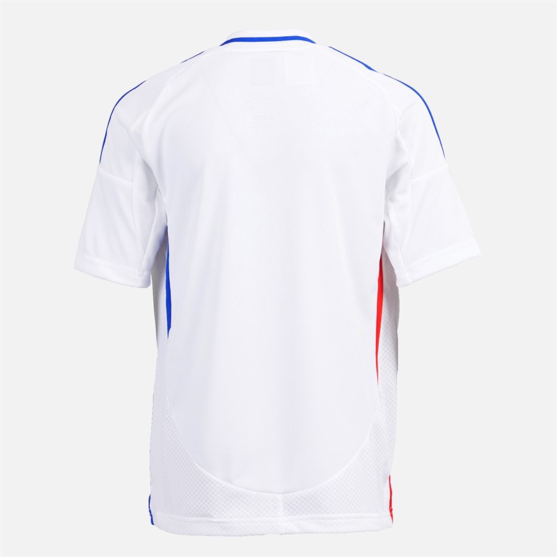 adidas Junior Drenge OL Olympique Lyon 24/25 hjemme trøje Hvid