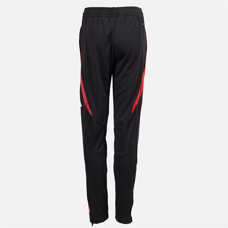 adidas Junior Drenge OL Olympique Lyon træningsbukser Sort/App Solar Red