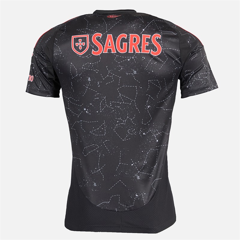 adidas Herren SLB Benfica 24/25 Auswärtstrikot Schwarz