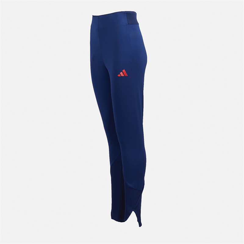 adidas Damen FFR Frankreich Rugby Z.N.E Reise Leggings Dark Blue