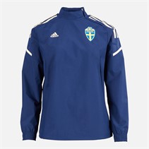 adidas Damen SVFF Schweden Hybrid Oberteil Team Navy Blue/Easy Yellow