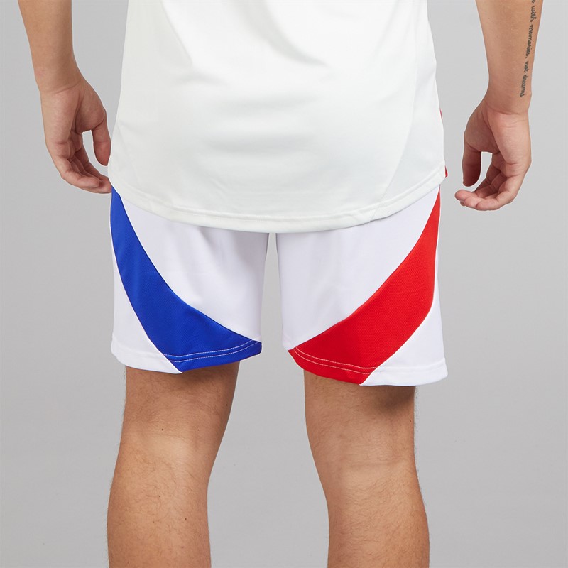 adidas Herren OL Olympique Lyon 24/25 Heim Shorts Weiß