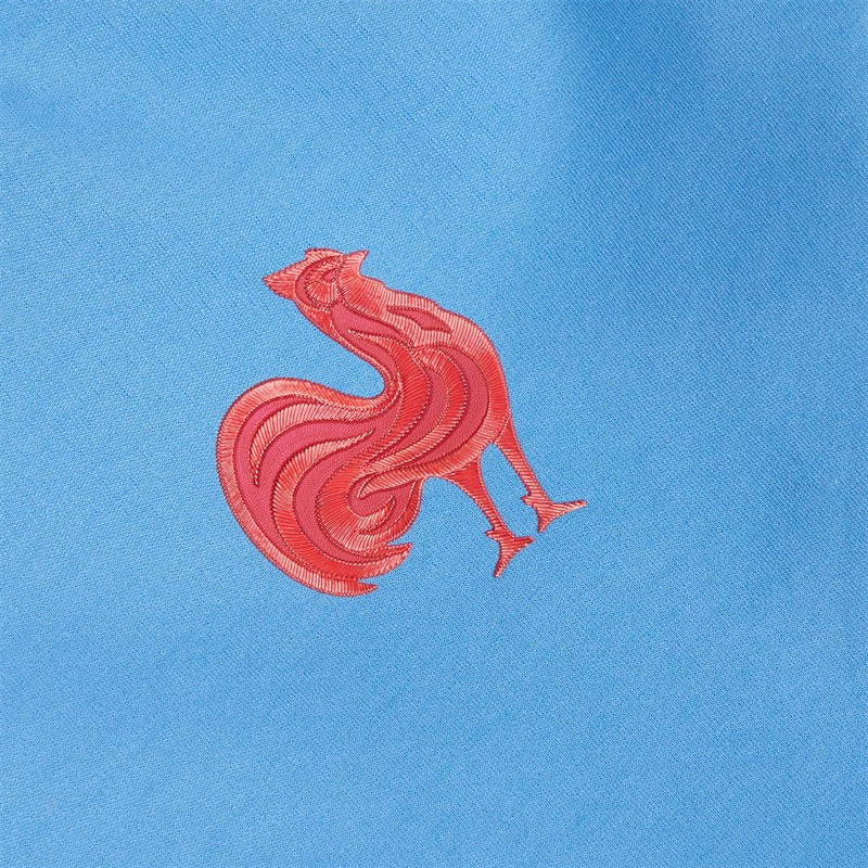 adidas Herren FFR Frankreich Rugby Z.N.E. Reise Hoodie Focus Blue