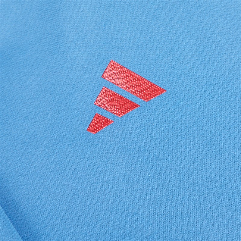 adidas Herren FFR Frankreich Rugby Z.N.E. Reise Hoodie Focus Blue