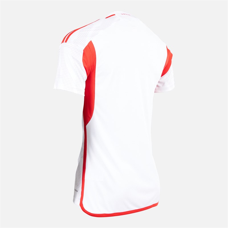 adidas Herren UNB Union Berlin 24/25 Auswärts Trikot Weiß/Vivid Red