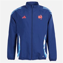 adidas Herren FFR Frankreich Rugby Präsentationsjacke Dark Blue