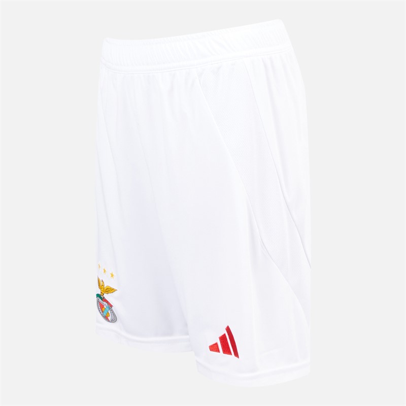 adidas Junior Drenge SLB Benfica 24/25 hjemme shorts Hvid