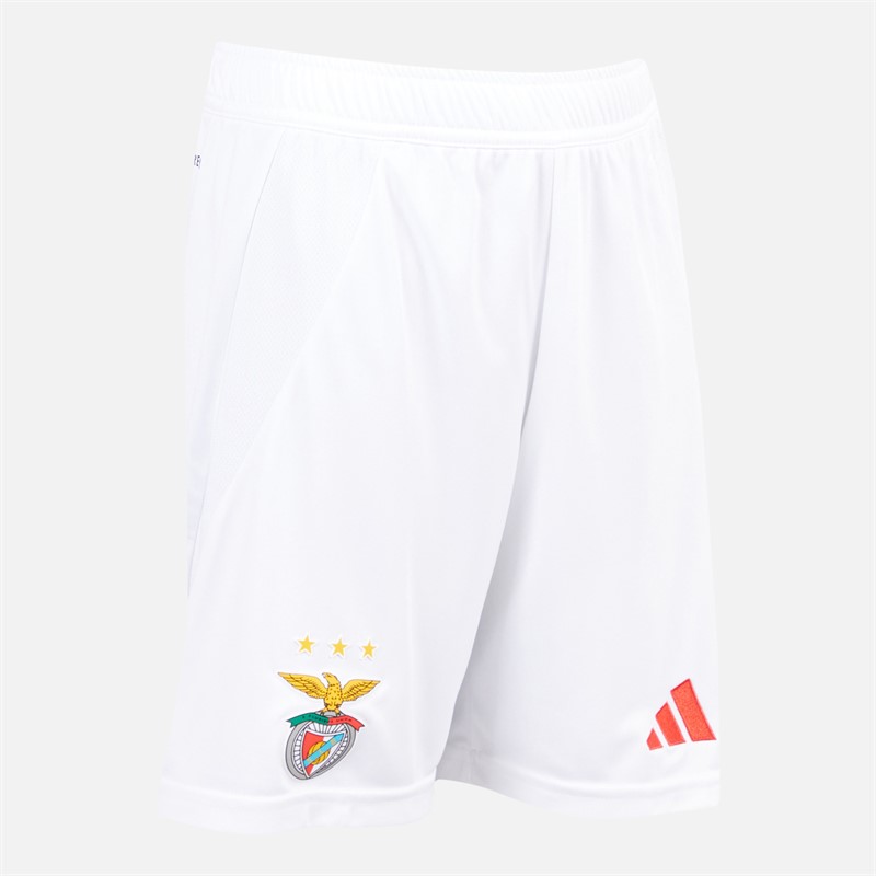 adidas Junior Drenge SLB Benfica 24/25 hjemme shorts Hvid