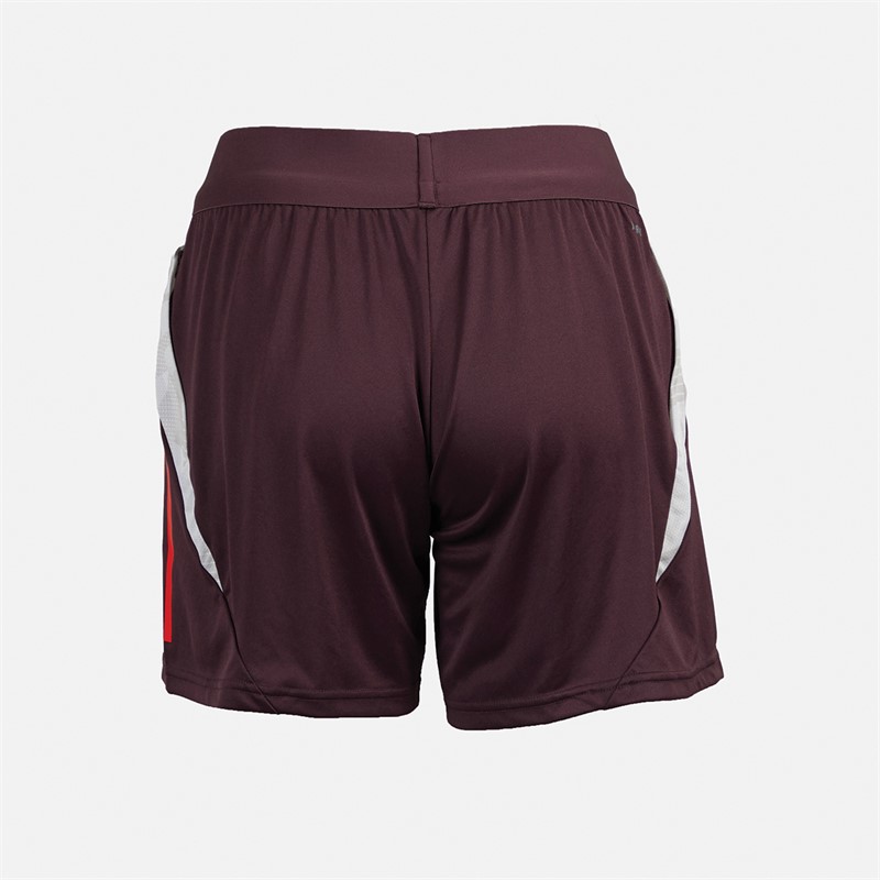 adidas Damen FCB FC Bayern München Trainingsshorts Shadow Maroon/Rot