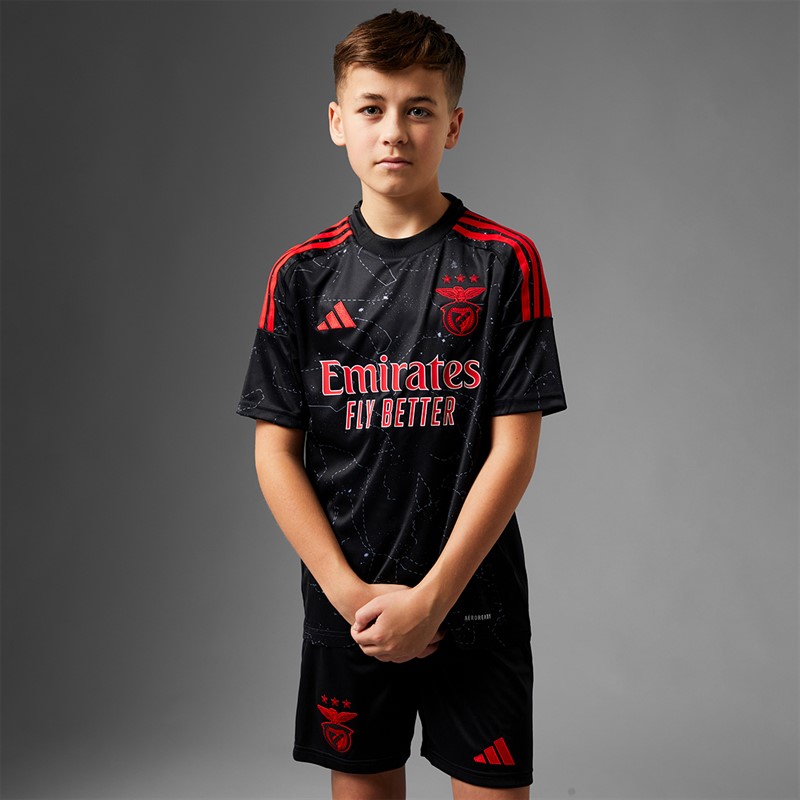 adidas Ensemble Extérieur Junior Garçon SLB Benfica 24/25 Noir