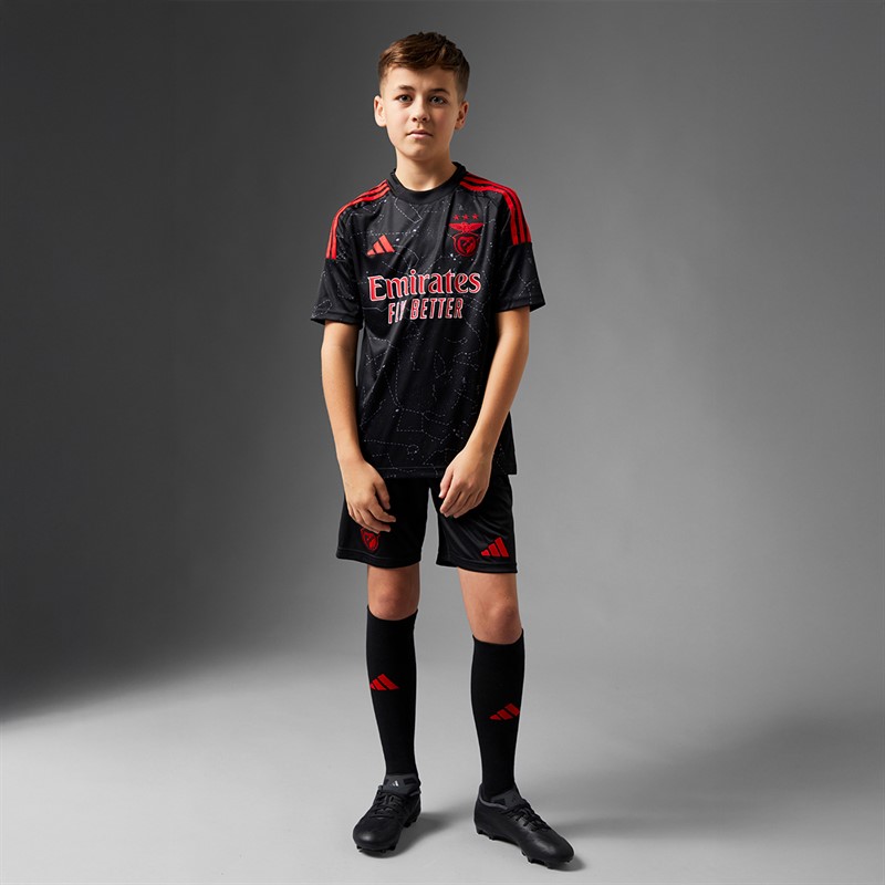 adidas Ensemble Extérieur Junior Garçon SLB Benfica 24/25 Noir