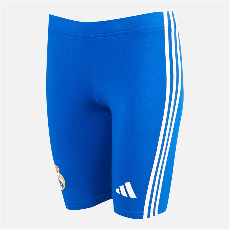 adidas Damen RMCF Real Madrid enge Shorts Collegiate Royal