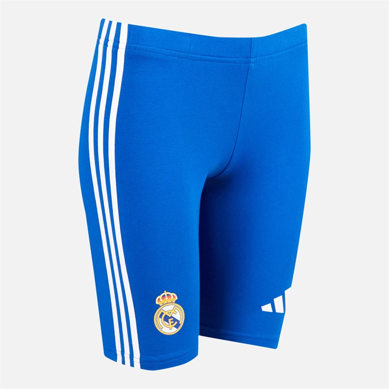 adidas Damen RMCF Real Madrid enge Shorts Collegiate Royal