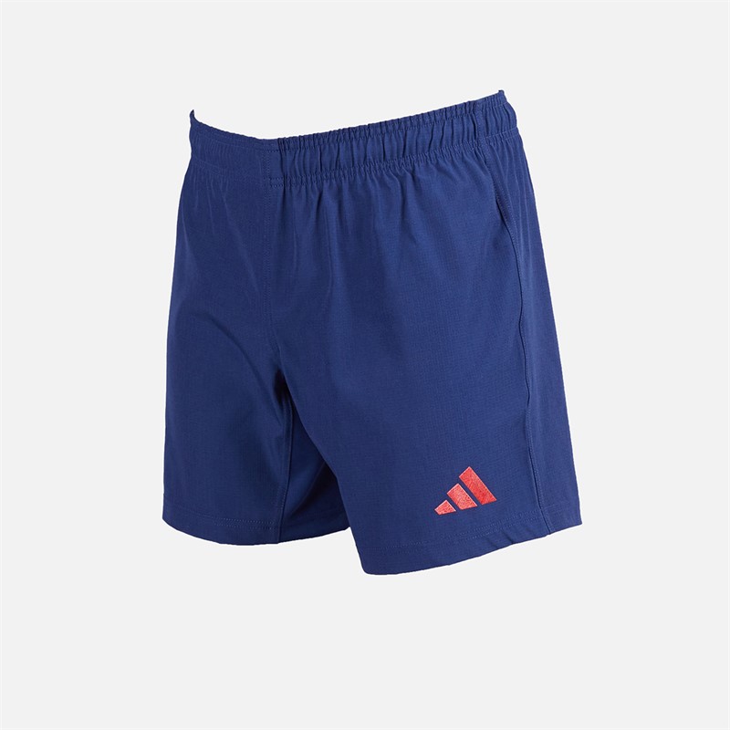adidas Herren FFC Frankreich Rugby Auswärts Shorts Dark Blue
