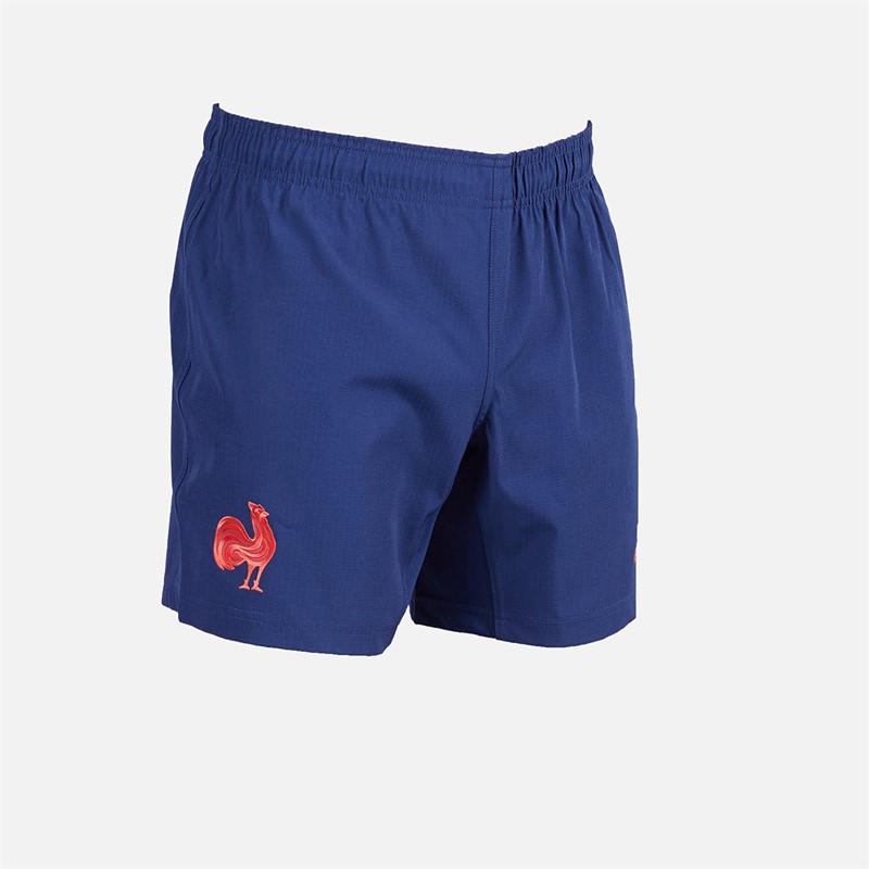 adidas Herren FFC Frankreich Rugby Auswärts Shorts Dark Blue
