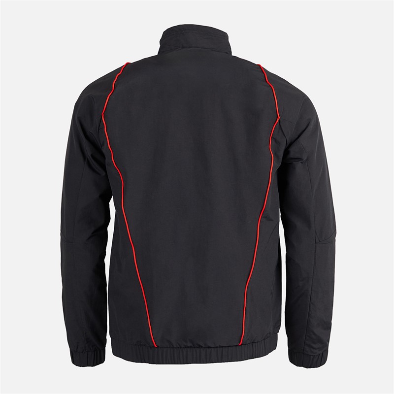 adidas Herren RBFA Belgien Trainingsjacke Schwarz