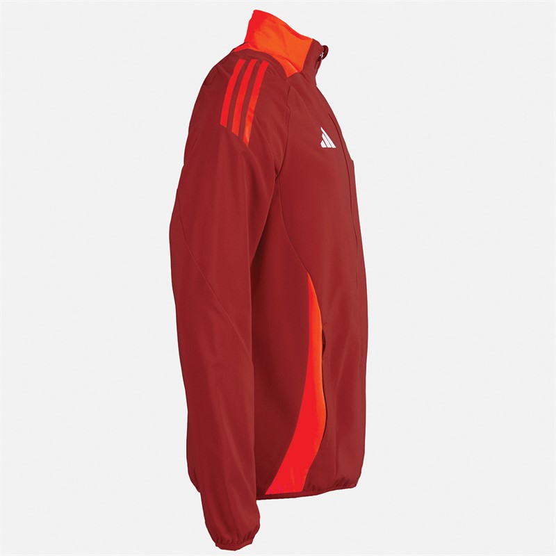 adidas Herre OL Olympique Lyon Præsentationsjakke Team Power Red 2