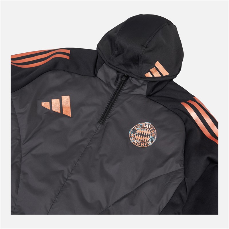 adidas Herre FCB Fc Bayern München Vinter Træningstop Sort