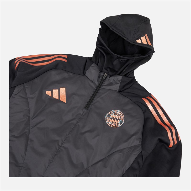 adidas Herre FCB Fc Bayern München Vinter Træningstop Sort