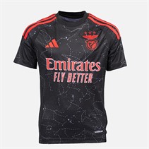 adidas Junior Junge SLB Benfica 24/25 Auswärts Trikot Schwarz