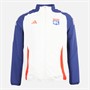 adidas Herre OL Olympique Lyon Præsentationsjakke White Tint/Midnight Indigo/Bright Red