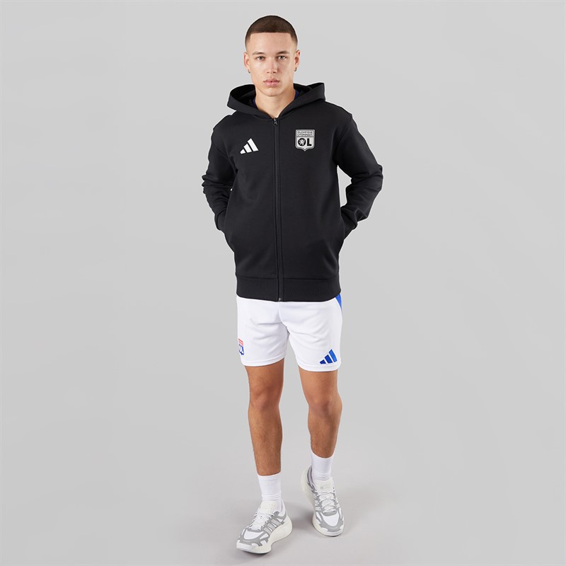 adidas Heren OL Olympique Lyon Anthem Jas Zwart