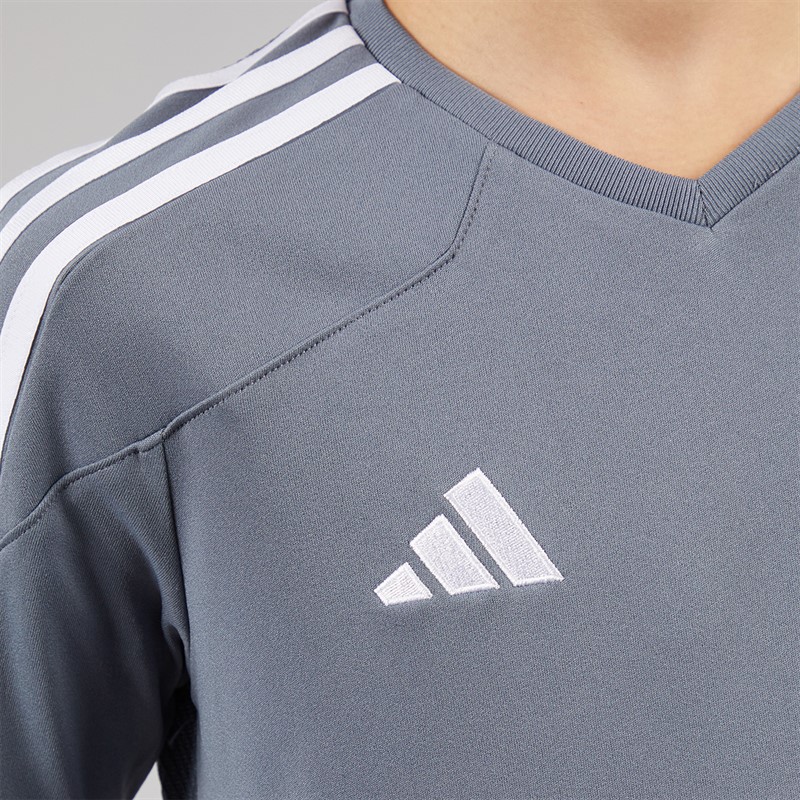 adidas Kinder Junior Tiro 23 League T Shirt Team Onix/Weiß