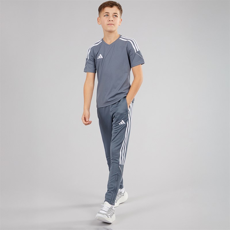 adidas Kinder Junior Tiro 23 League T Shirt Team Onix/Weiß