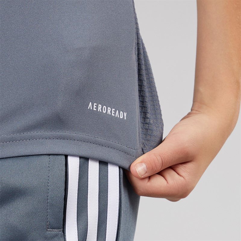 adidas Kinder Junior Tiro 23 League T Shirt Team Onix/Weiß