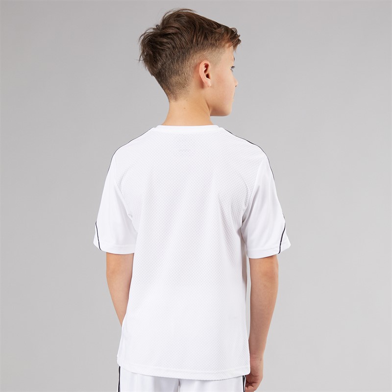 adidas Junior Tiro 23 League T Shirt Weiß/Schwarz