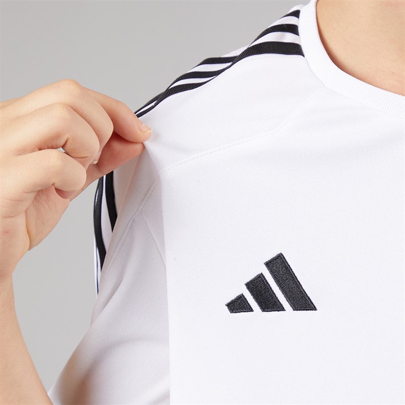 adidas Junior Tiro 23 League T Shirt Weiß/Schwarz