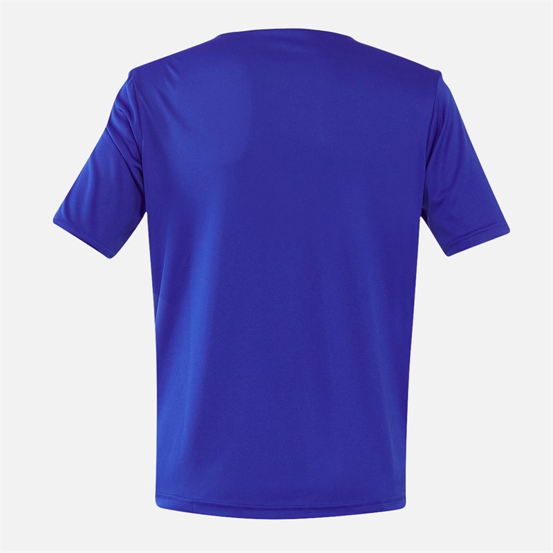 adidas Junior Entrada 18 T Shirt Bold Blue/Weiß