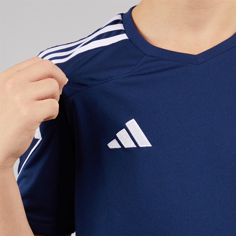 adidas Junior Tiro 23 League T-Shirt Team Navy Blue/Weiß