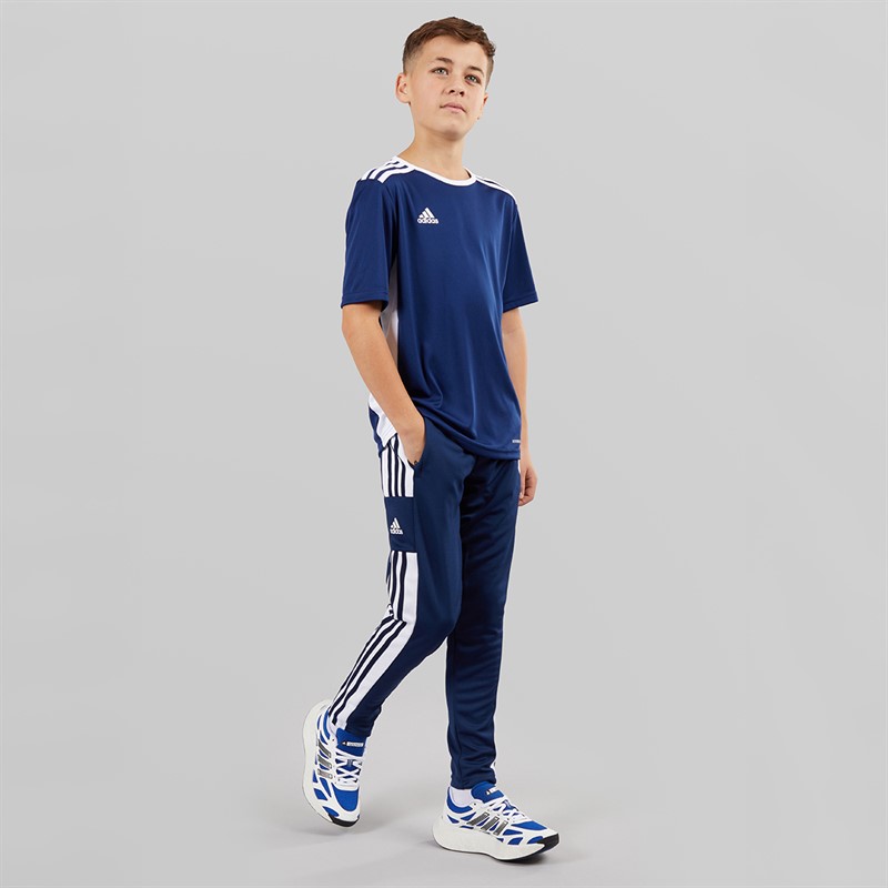 adidas T-shirt Junior Entrada 18 Dark Blue/Blanc