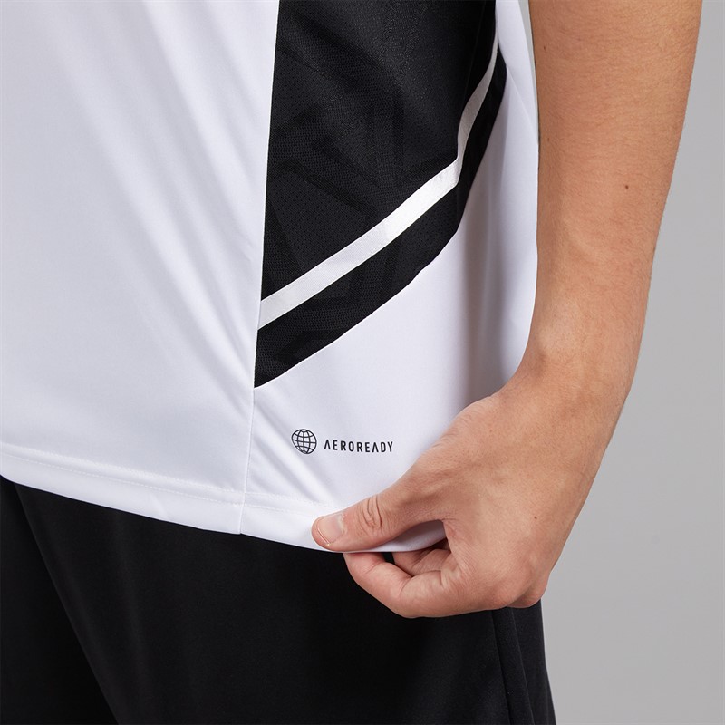 adidas Herren Condivo 22 T Shirt Weiß/Schwarz