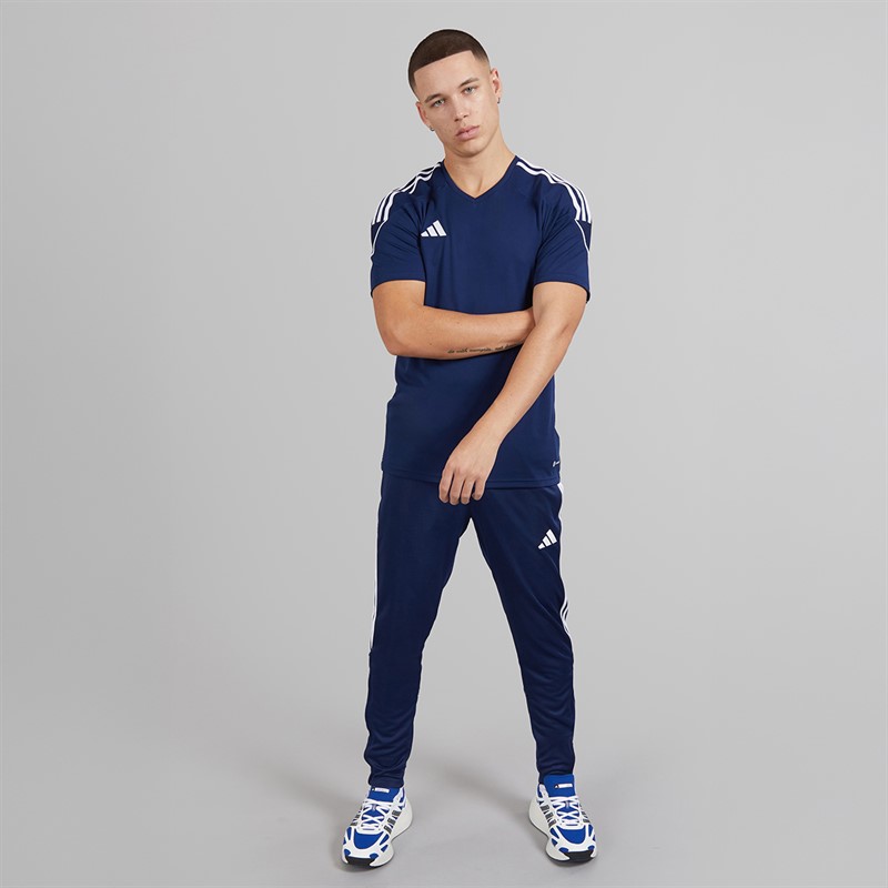 adidas Heren Tiro 23 League T-shirt Team Navy Blue/Wit