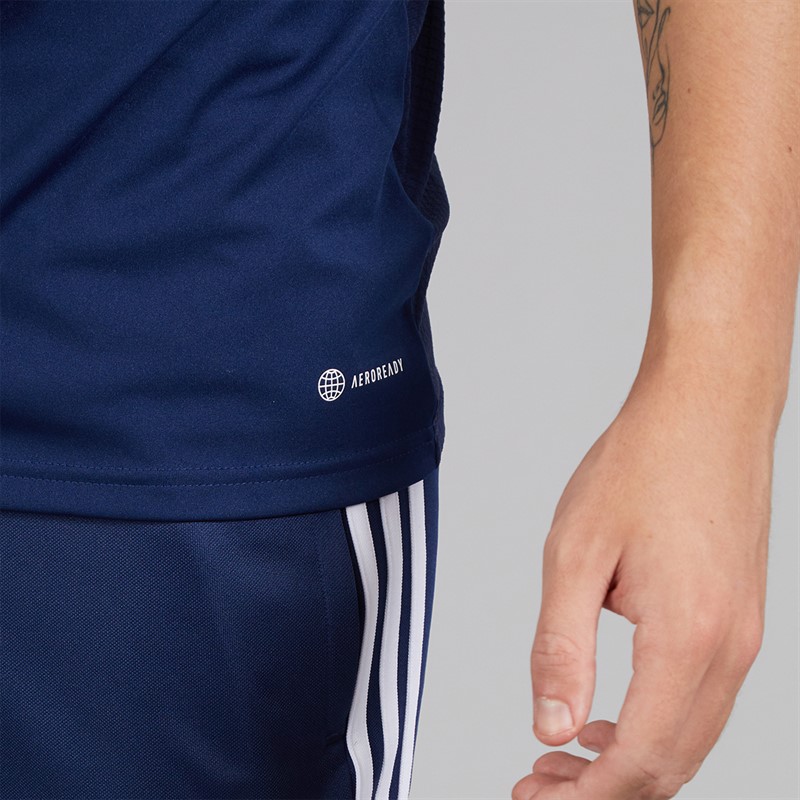 adidas Herren Tiro 23 League T Shirt Team Navy Blue/Weiß