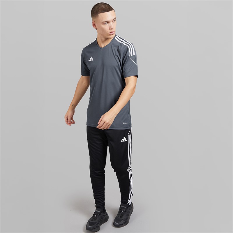 adidas Herren Tiro 23 Liga T Shirt Team Onix/Weiß