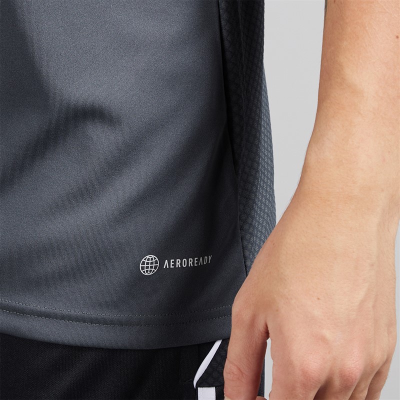 adidas Herren Tiro 23 Liga T Shirt Team Onix/Weiß