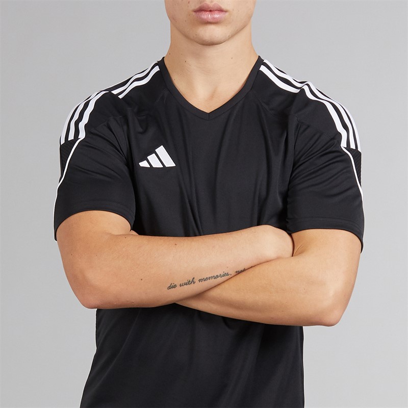 adidas Tiro 23 League T-shirt dla niego kolor czarno-biały