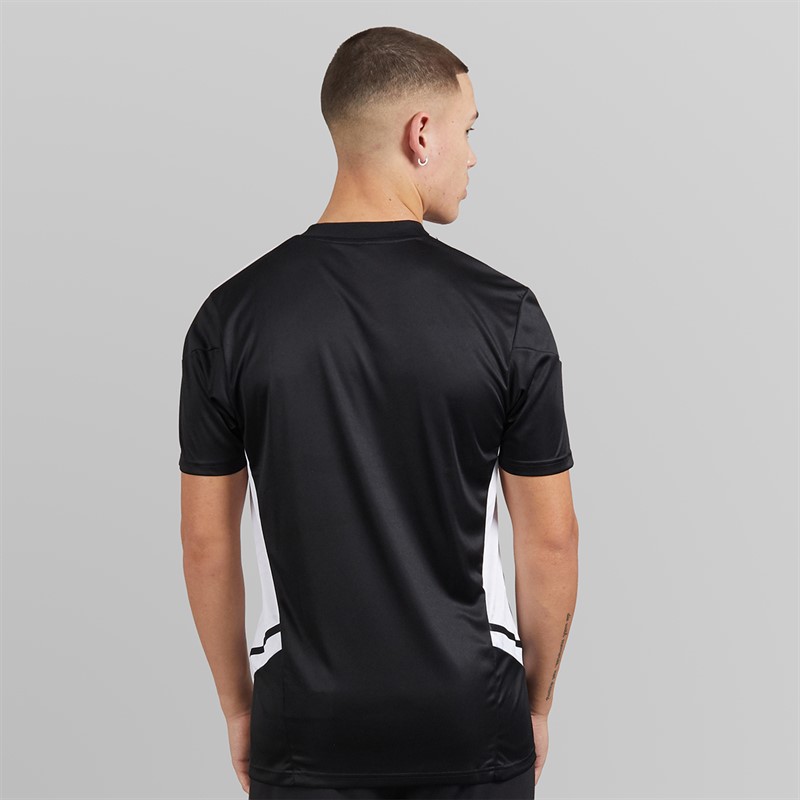 adidas Heren Condivo 22 T-shirt Zwart/Wit