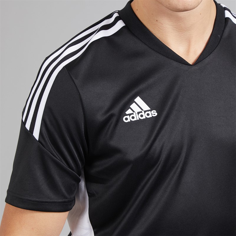 adidas Condivo 22 T-shirt dla niego kolor czarno-biały