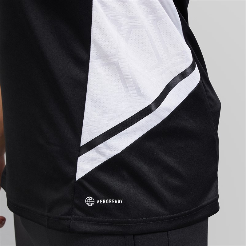 adidas Heren Condivo 22 T-shirt Zwart/Wit