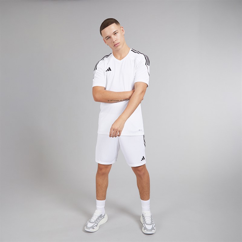 adidas T-shirt Ligue Tiro 23 Homme Blanc/Noir